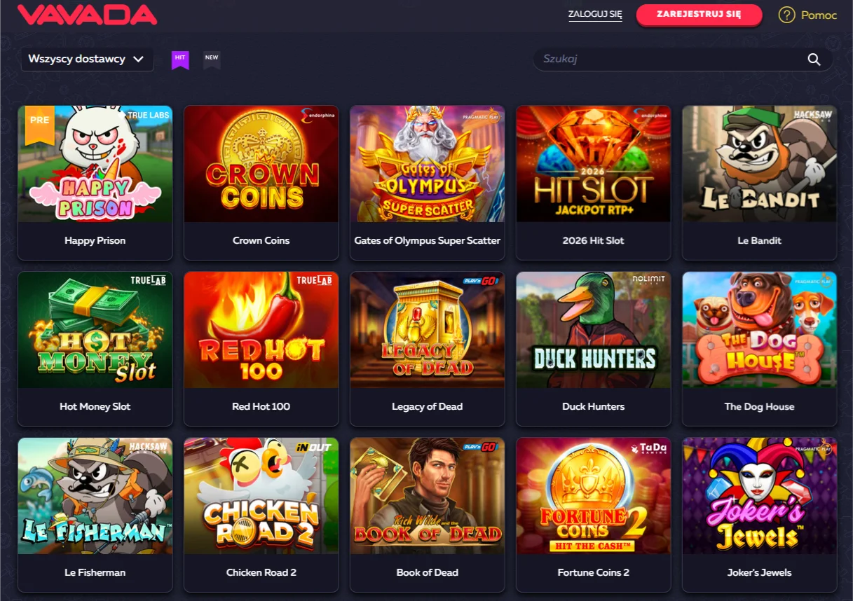 Sloty z kodem Vavada kod promocyjny free spin